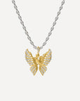 (Real Gold) Magerit Butterly Pendant