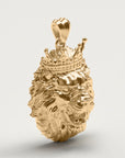 (Real Gold) Lion Pendant V.2.3