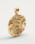 (Real Gold) Sun Moon Pendant