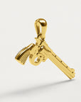 (Real Gold) Magnum Gun Pendant