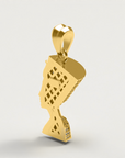 (Real Gold) Nefertiti Pendant