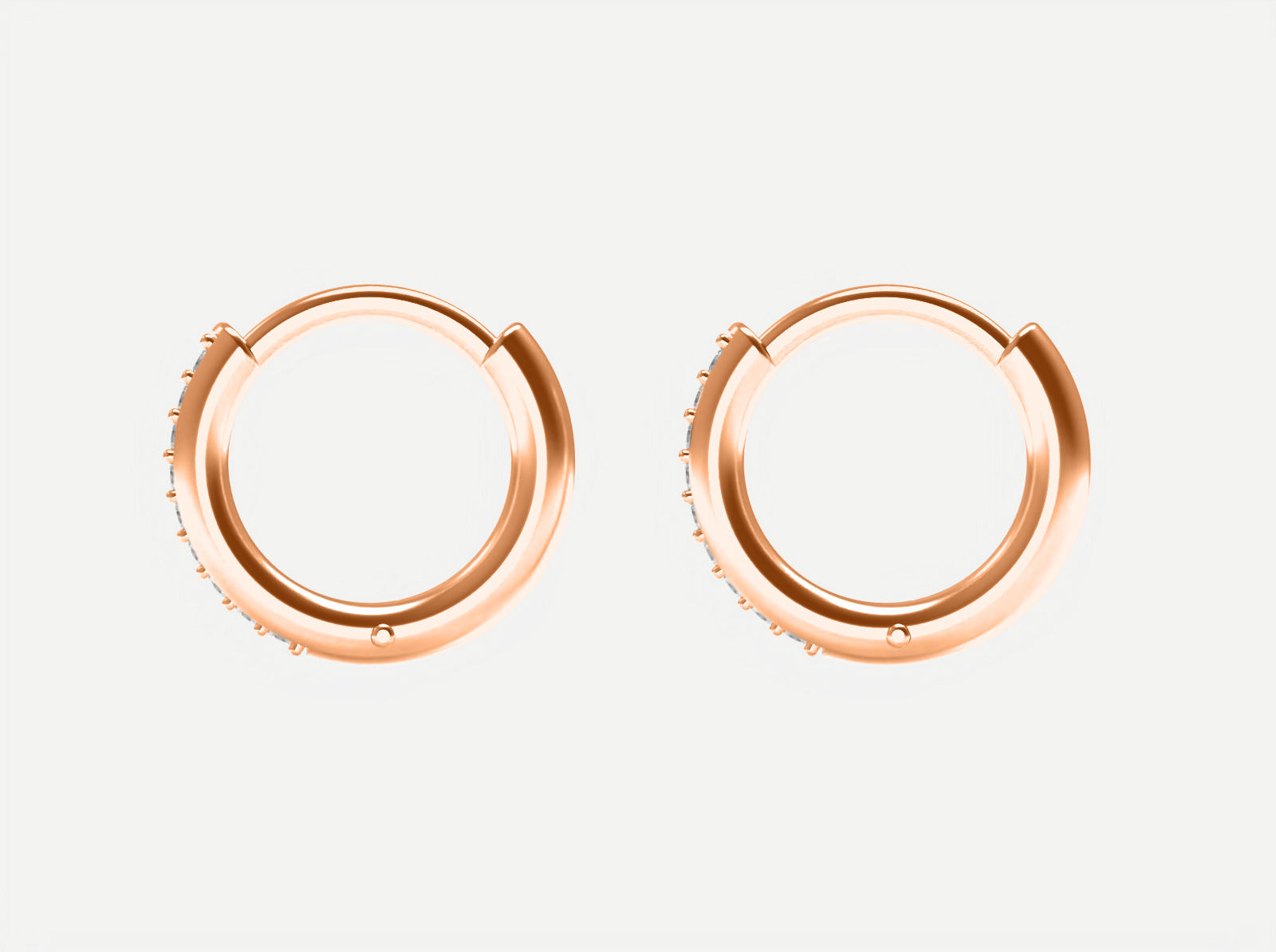 (Real Gold) Small Hoop Earring V.2