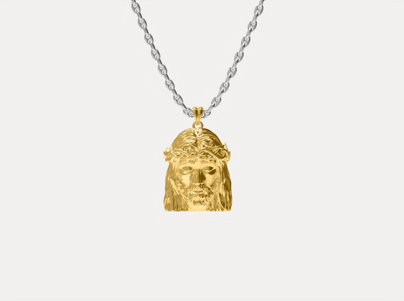 Jesus Head Pendant V.2