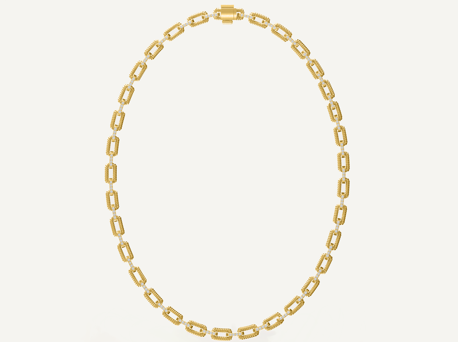 Anchor Twist Rope Necklace V.4