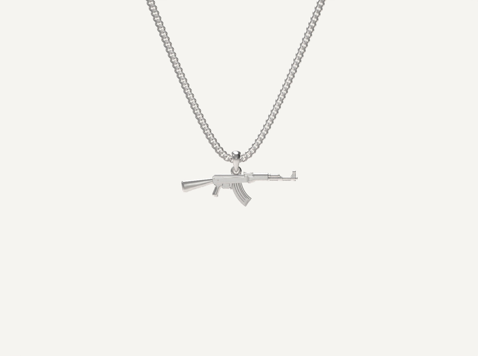 (Real Gold) AK 47 Pendant