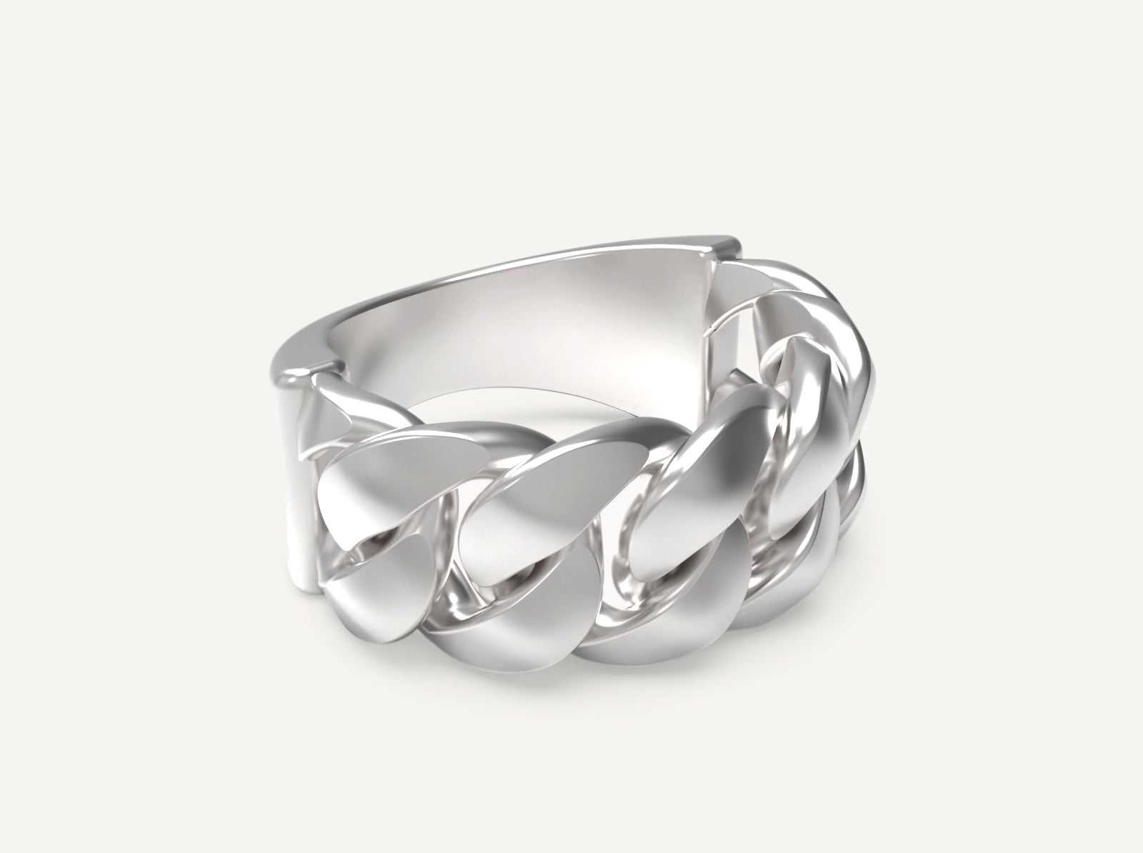 (Real Gold) Half Cuban Ring V.1.2