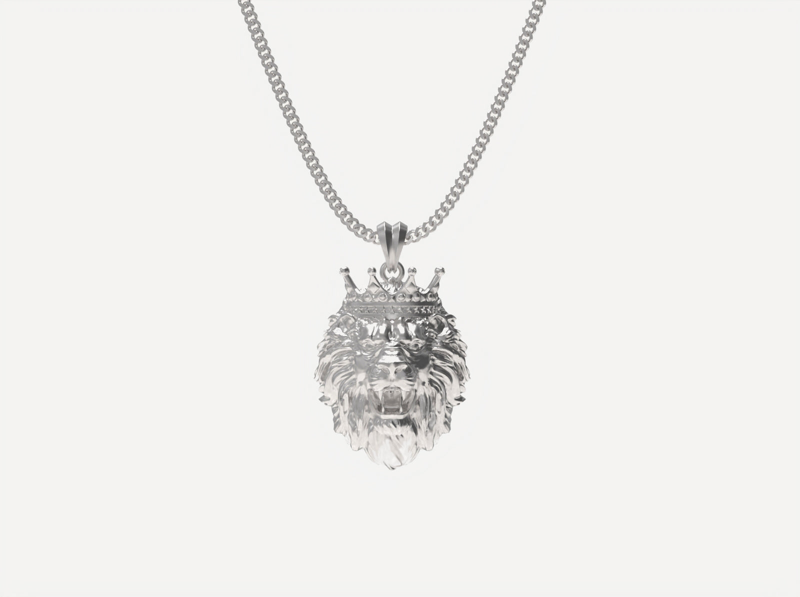 (Real Gold) Lion Pendant V.2.3