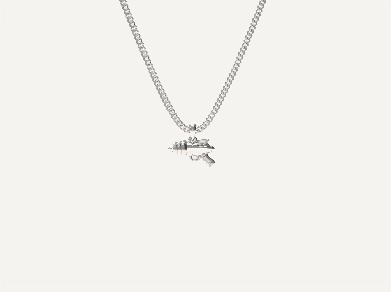 (Real Gold) Ray Gun Pendant
