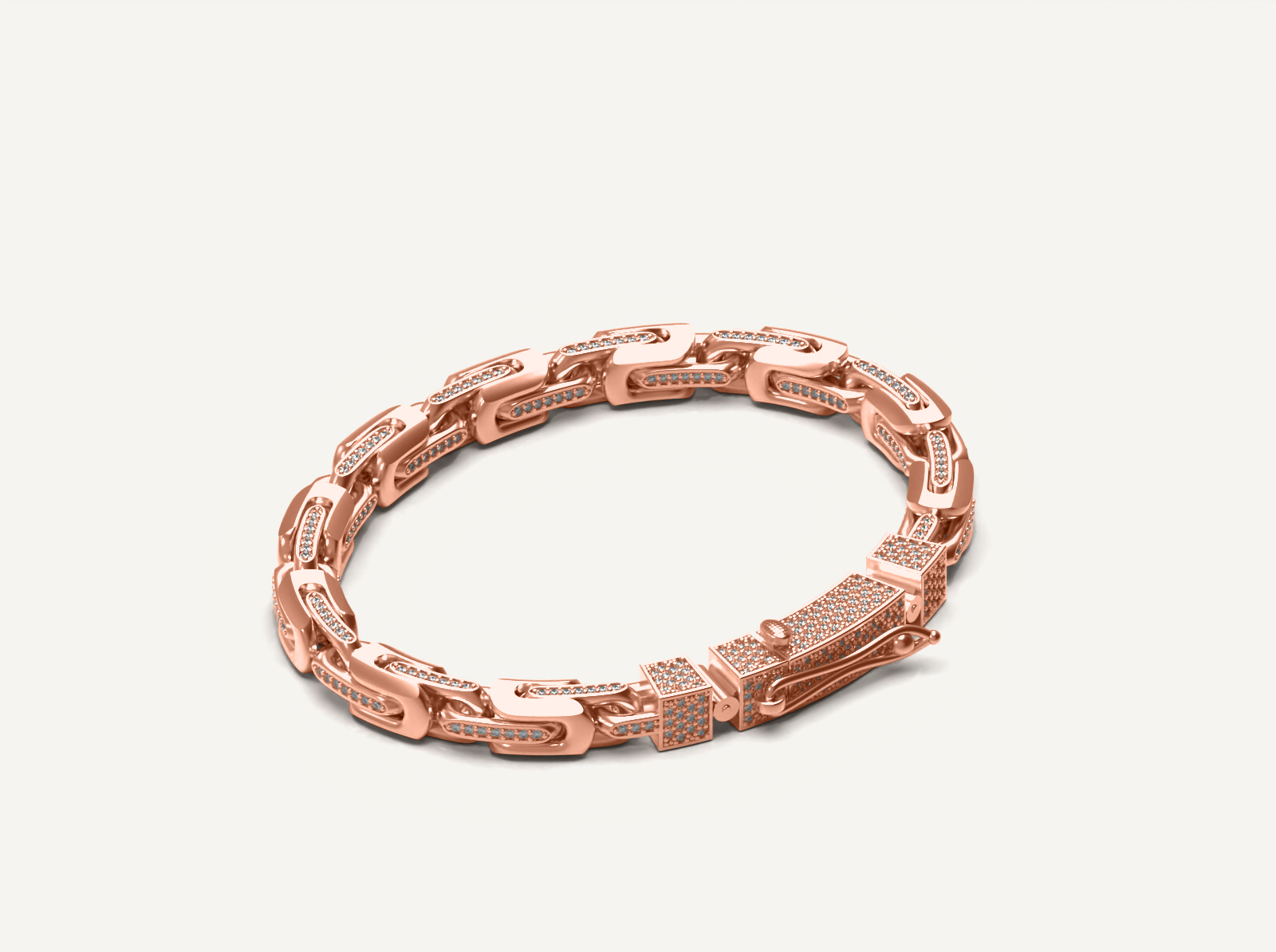 Interlinked Box Chain Bracelet