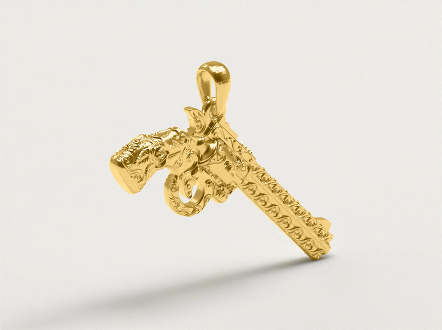 (Real Gold) Magnum Rose Pendant