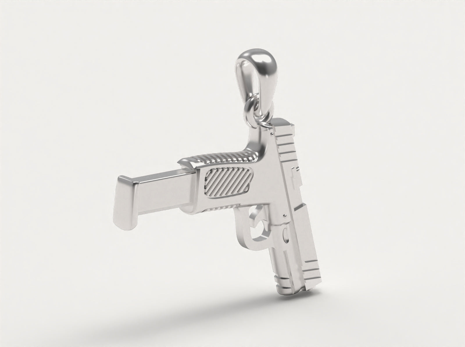 (Real Gold) Smith Wesson Extended Pendant