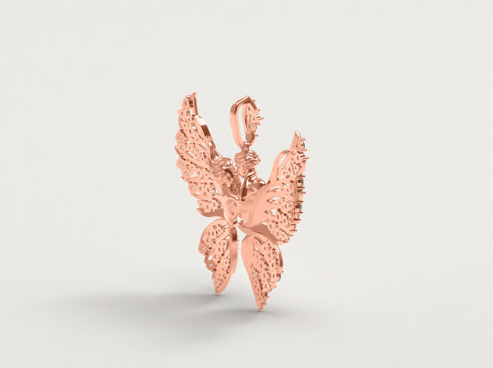 (Real Gold) Magerit Butterly Pendant