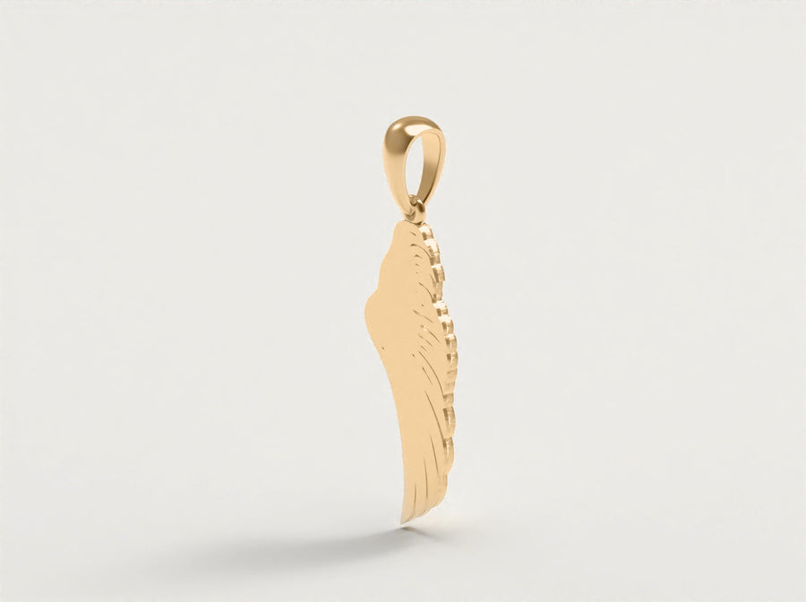 (Real Gold) Angel Wing Pendant