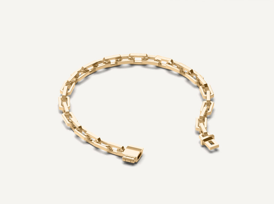 (Real Gold) Dainty Anchor Link Bracelet V.2