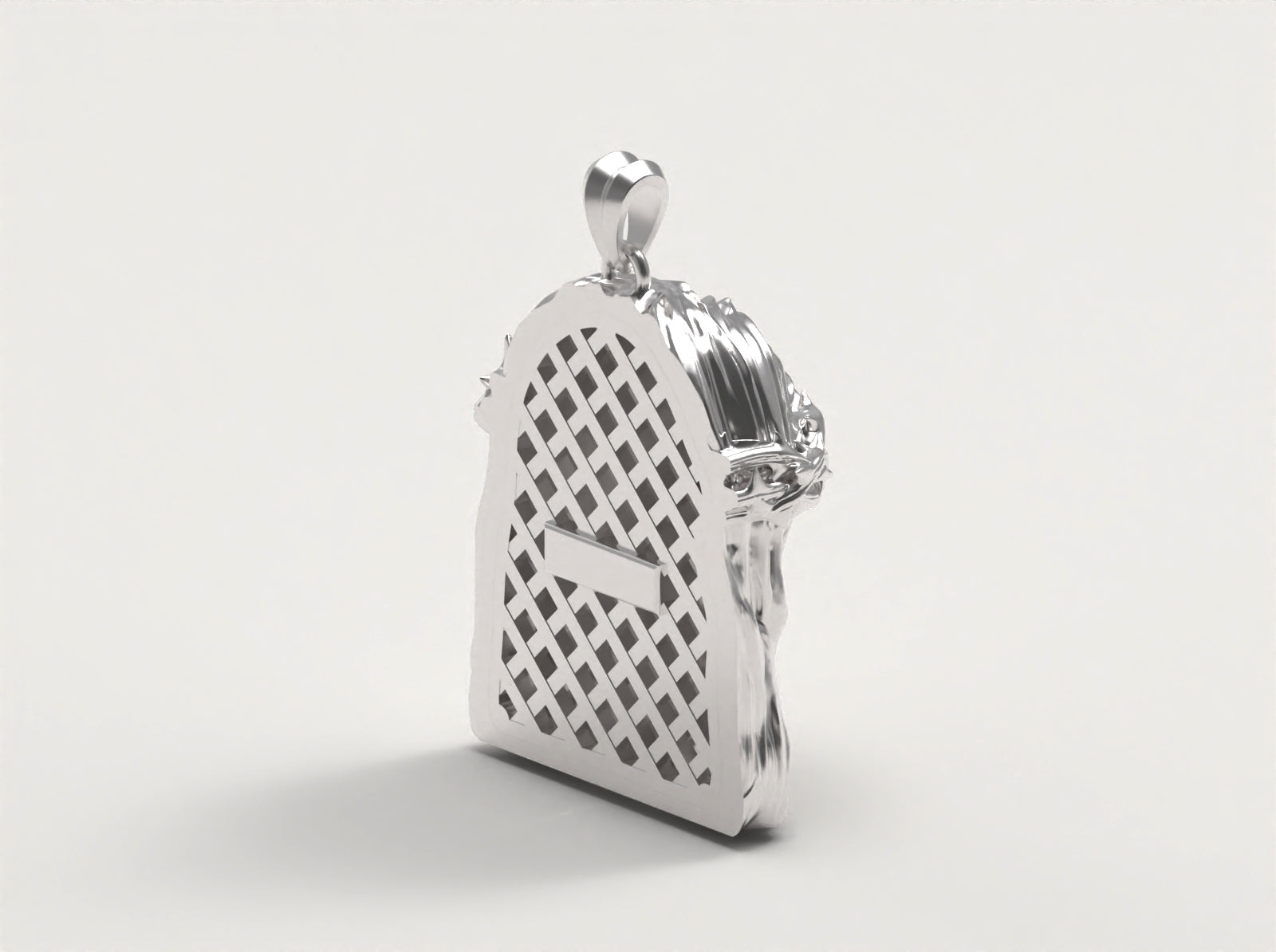 (Real Gold) Jesus Head Pendant V.2