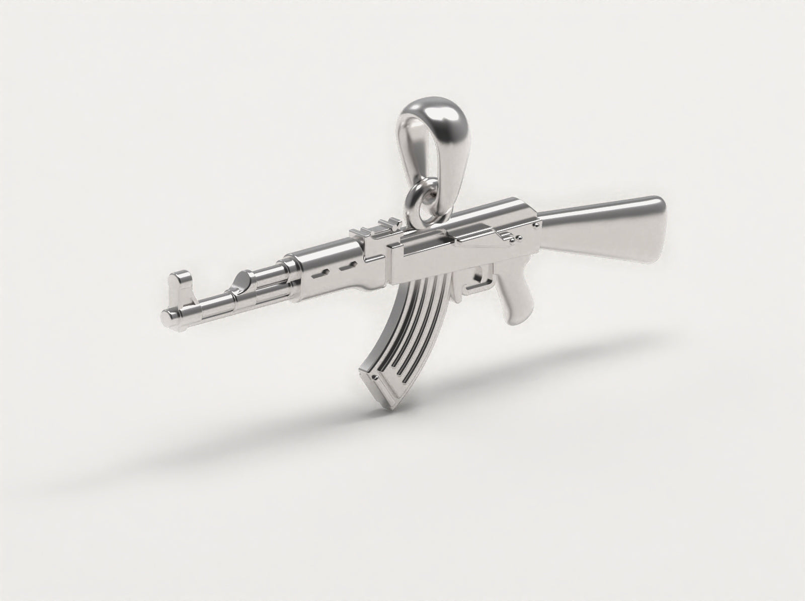 (Real Gold) AK 47 Pendant