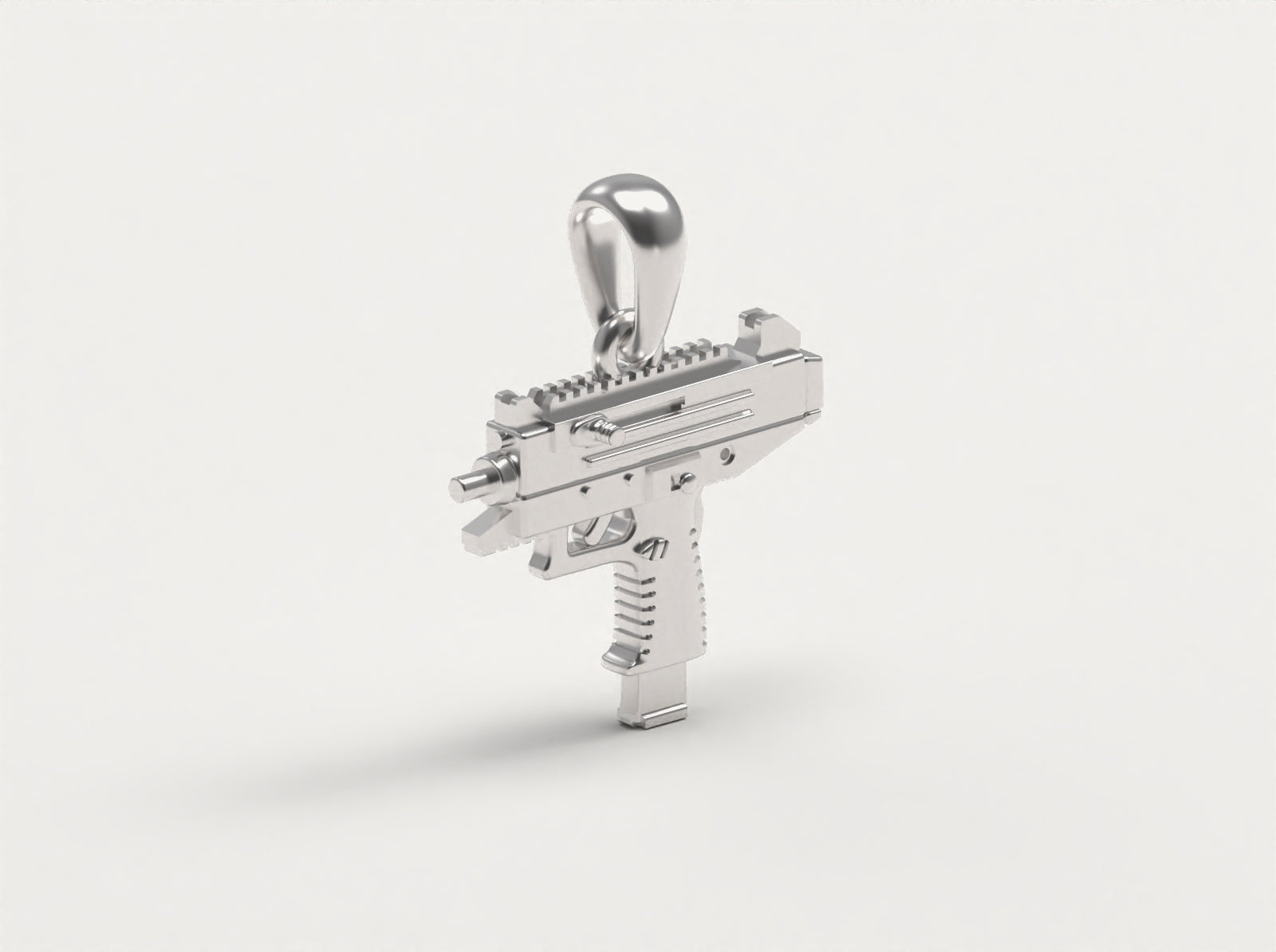 (Real Gold) Uzi Pendant