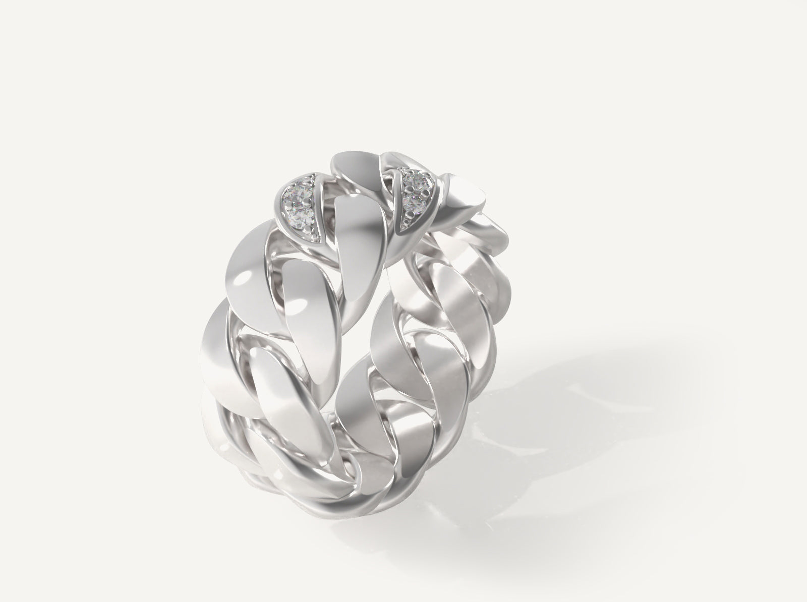 (Real Gold) Full Cuban Ring V.1.6