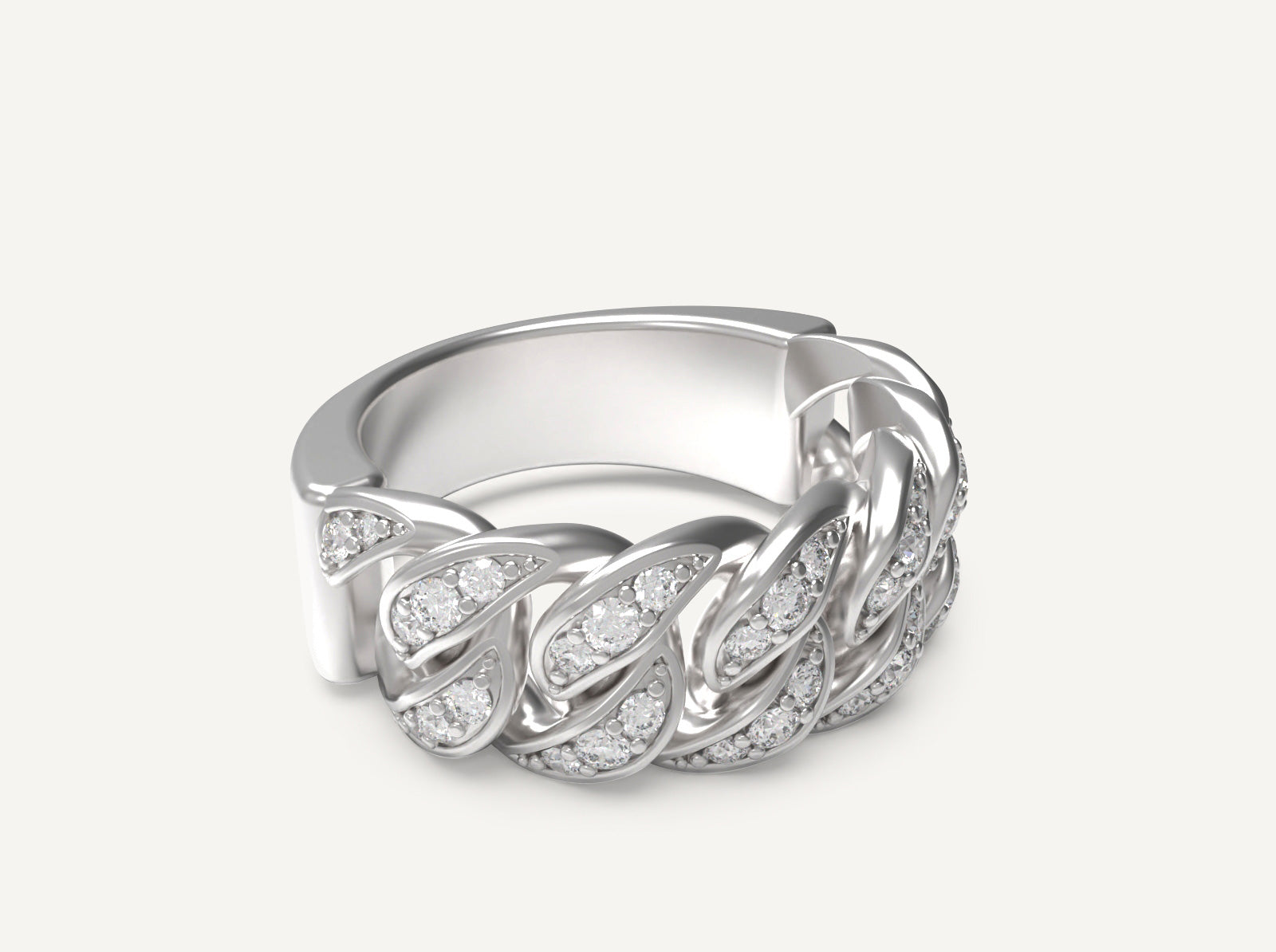 (Real Gold) Half Cuban Ring V.1.1