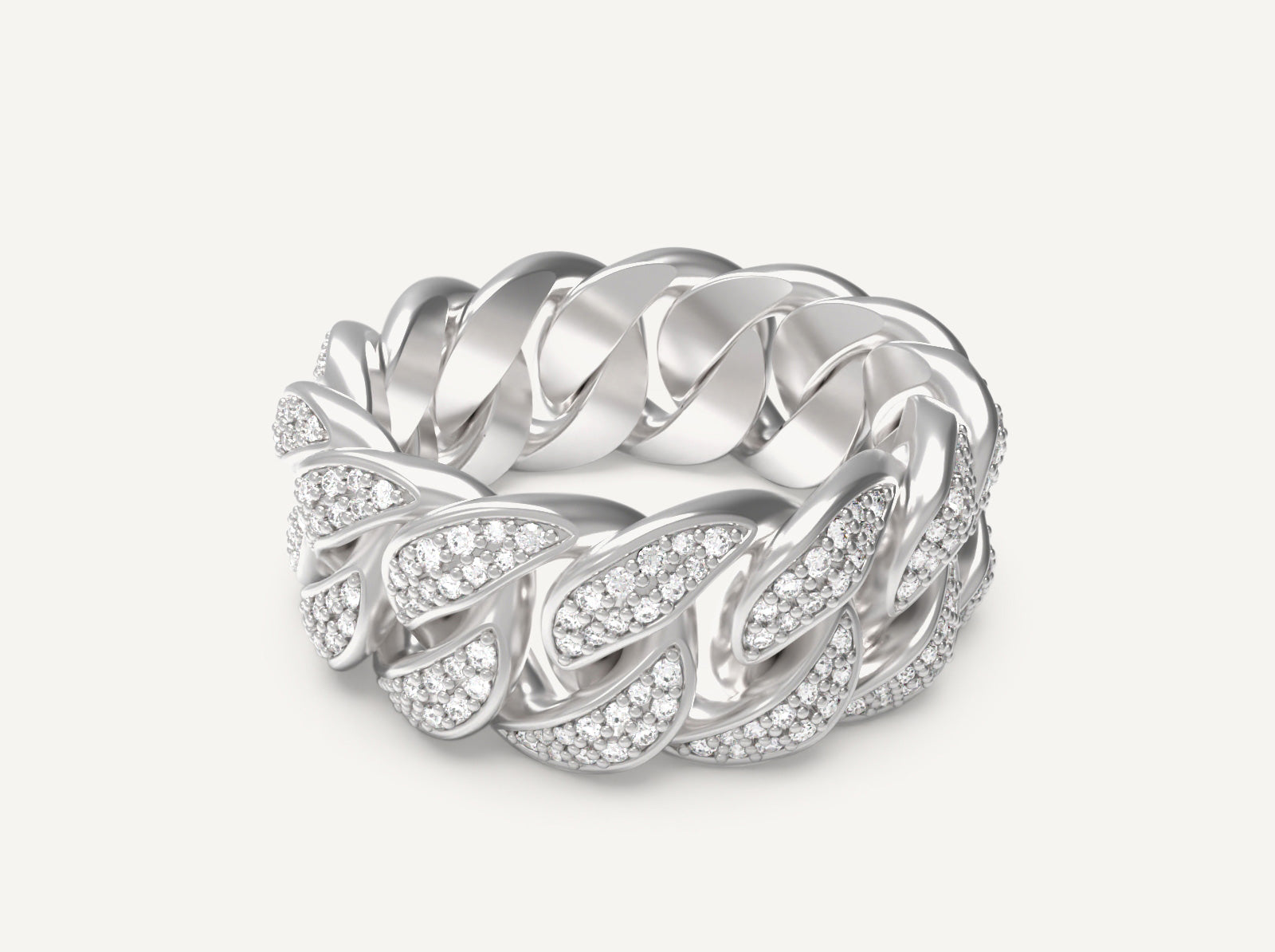 (Real Gold) Full Cuban Ring V.1.7