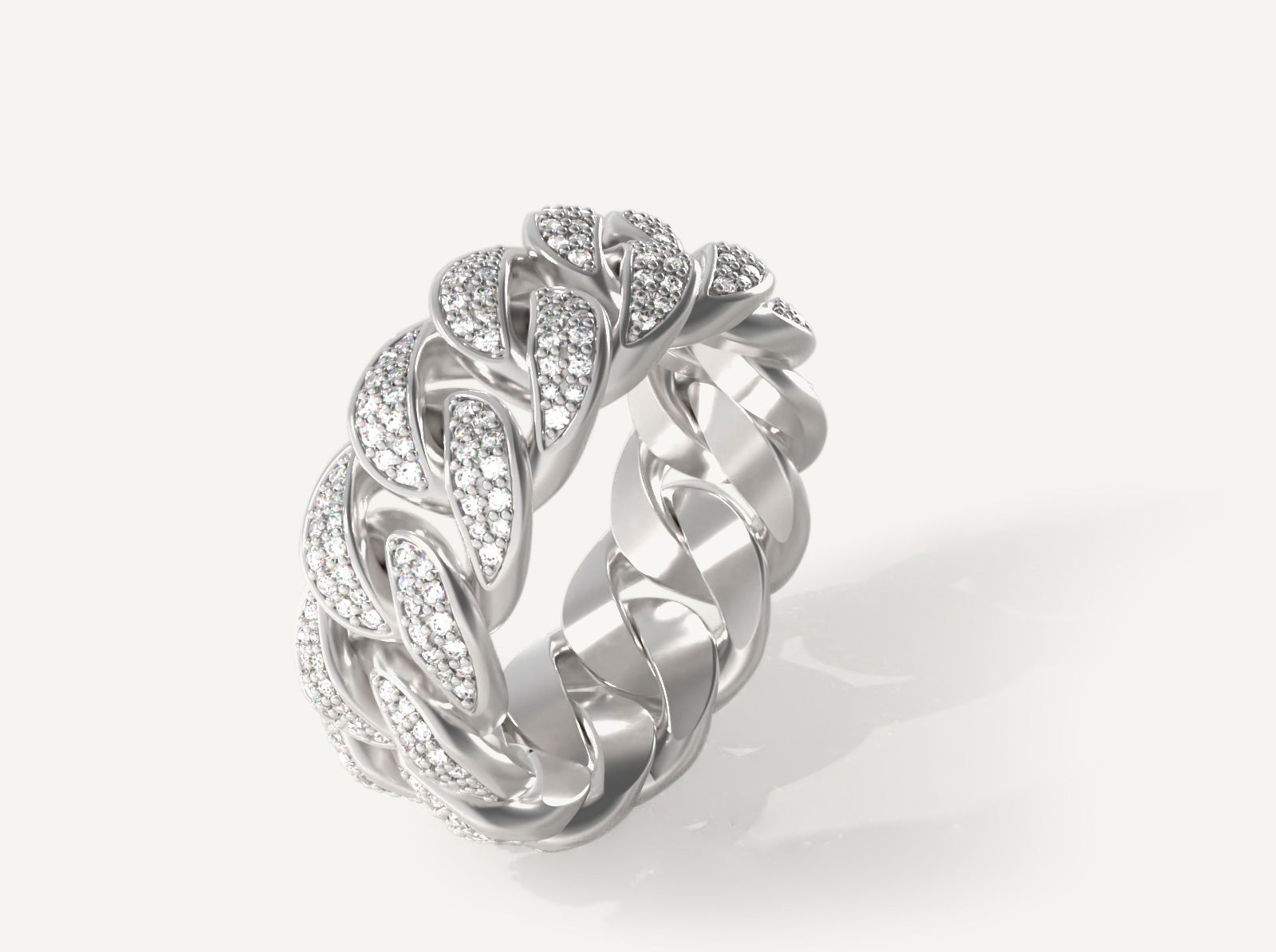 (Real Gold) Full Cuban Ring V.1.7