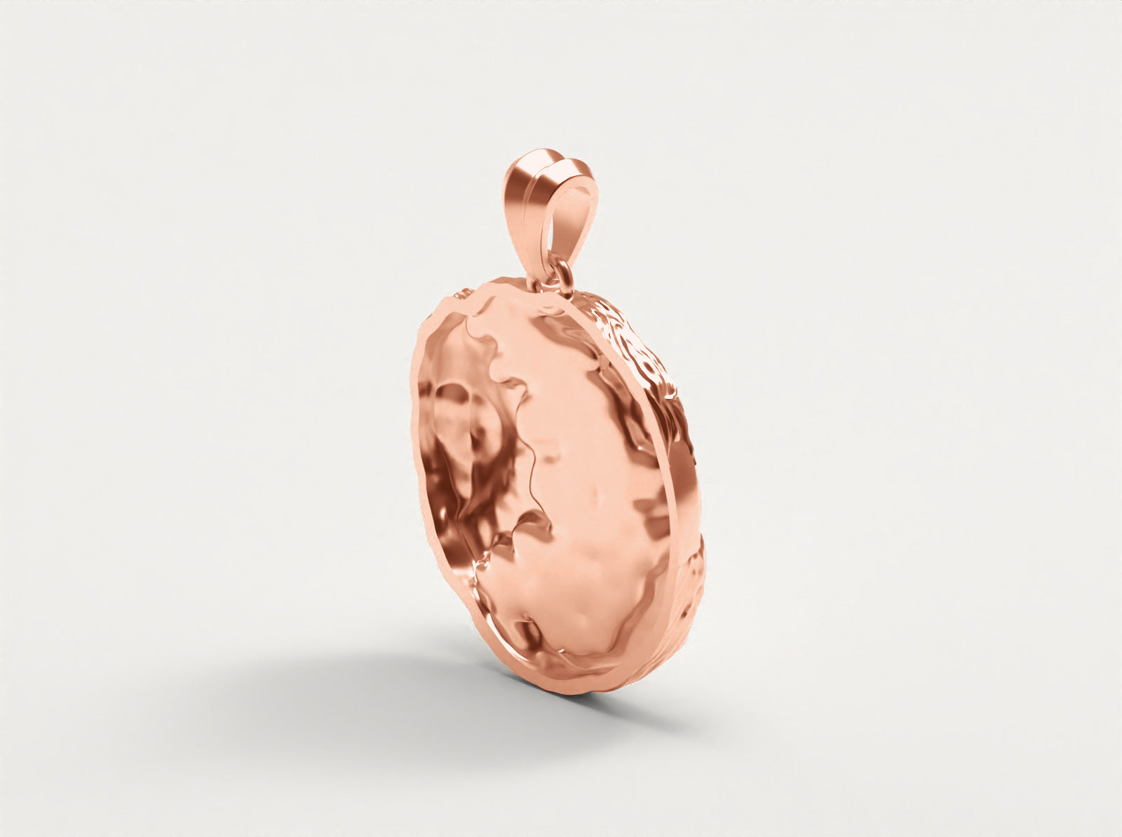 (Real Gold) Sun Moon Pendant