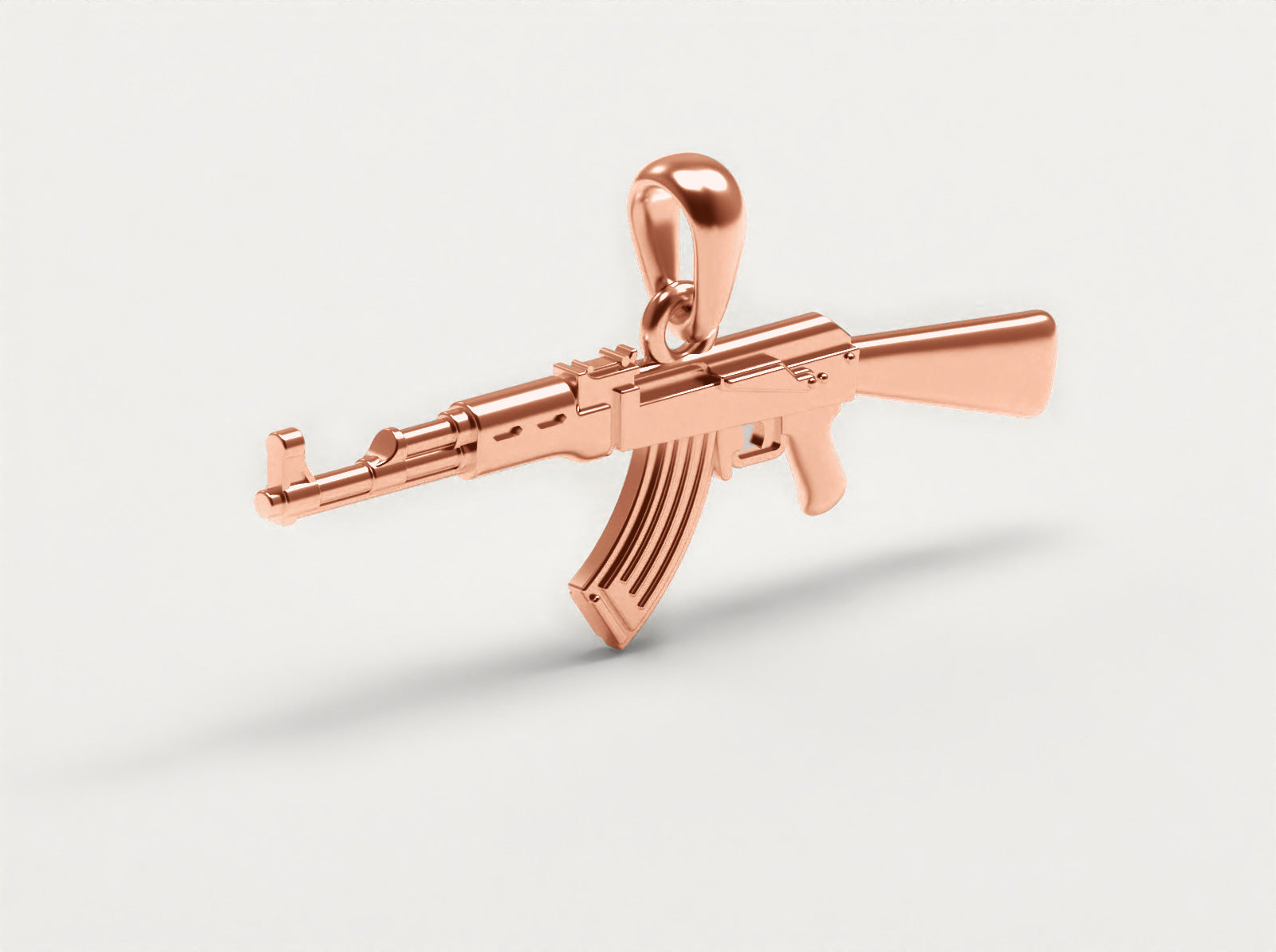 (Real Gold) AK 47 Pendant