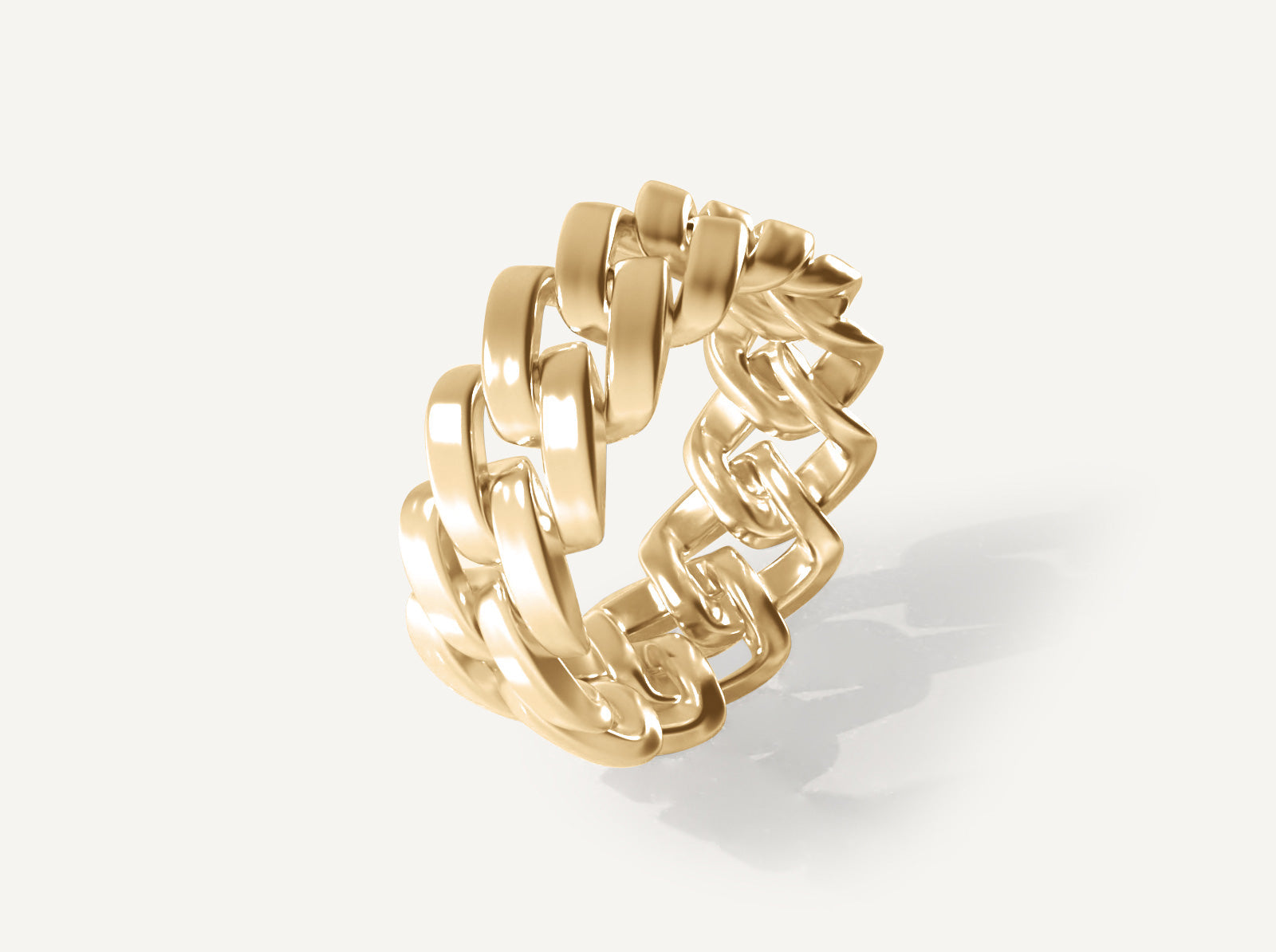 (Real Gold) Full Cuban Ring V.1.3