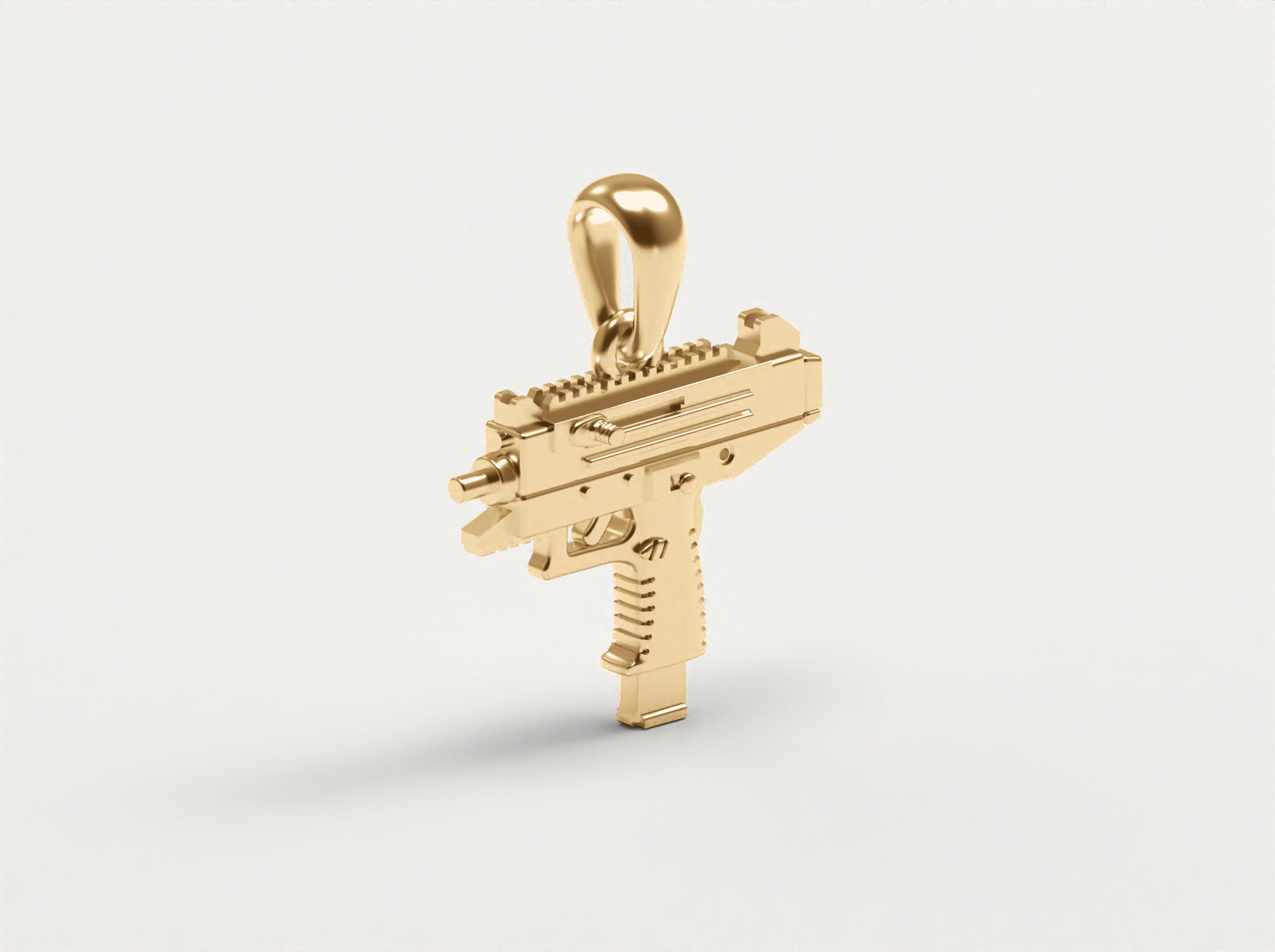 (Real Gold) Uzi Pendant