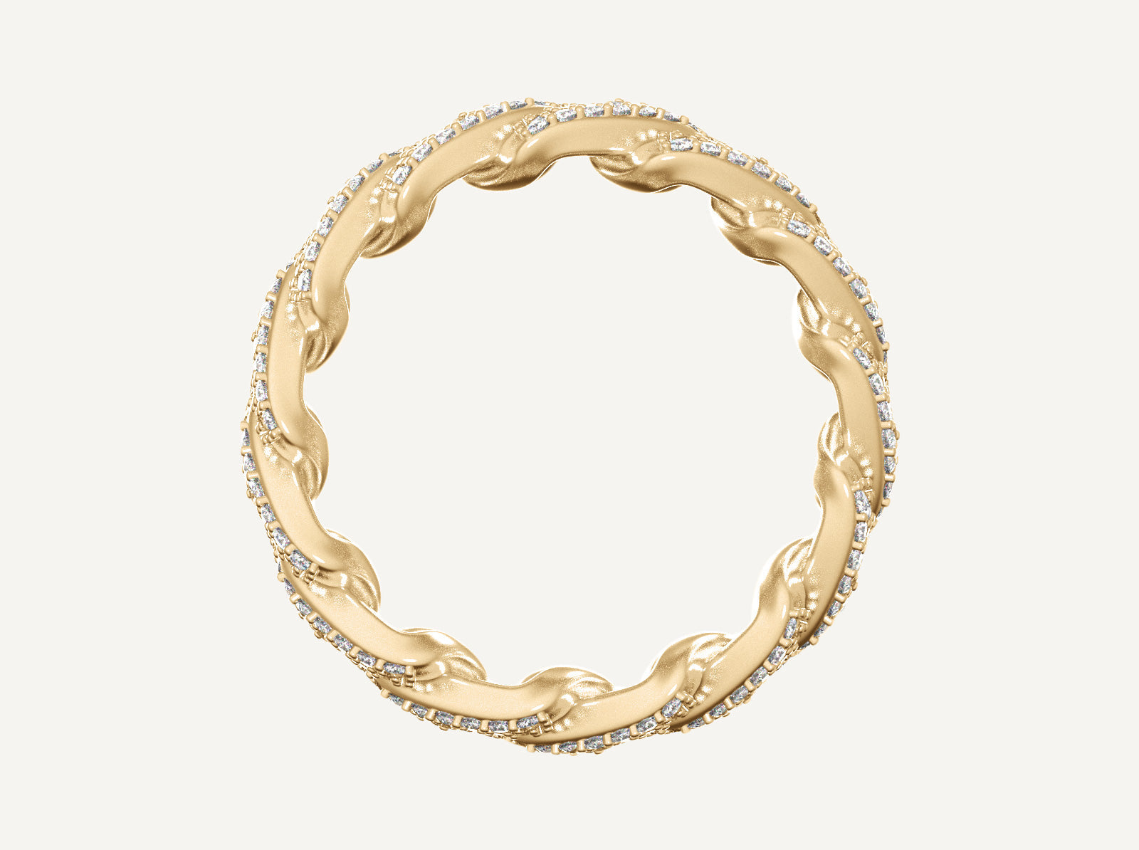 (Real Gold) Full Cuban Ring V.1.2