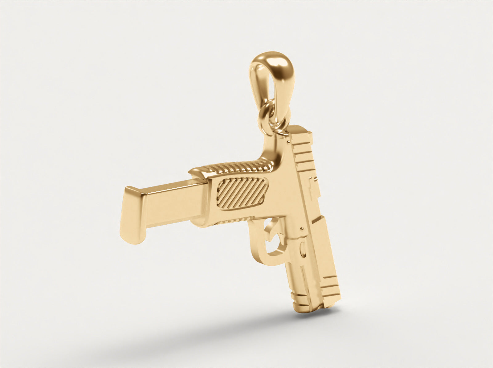 (Real Gold) Smith Wesson Extended Pendant