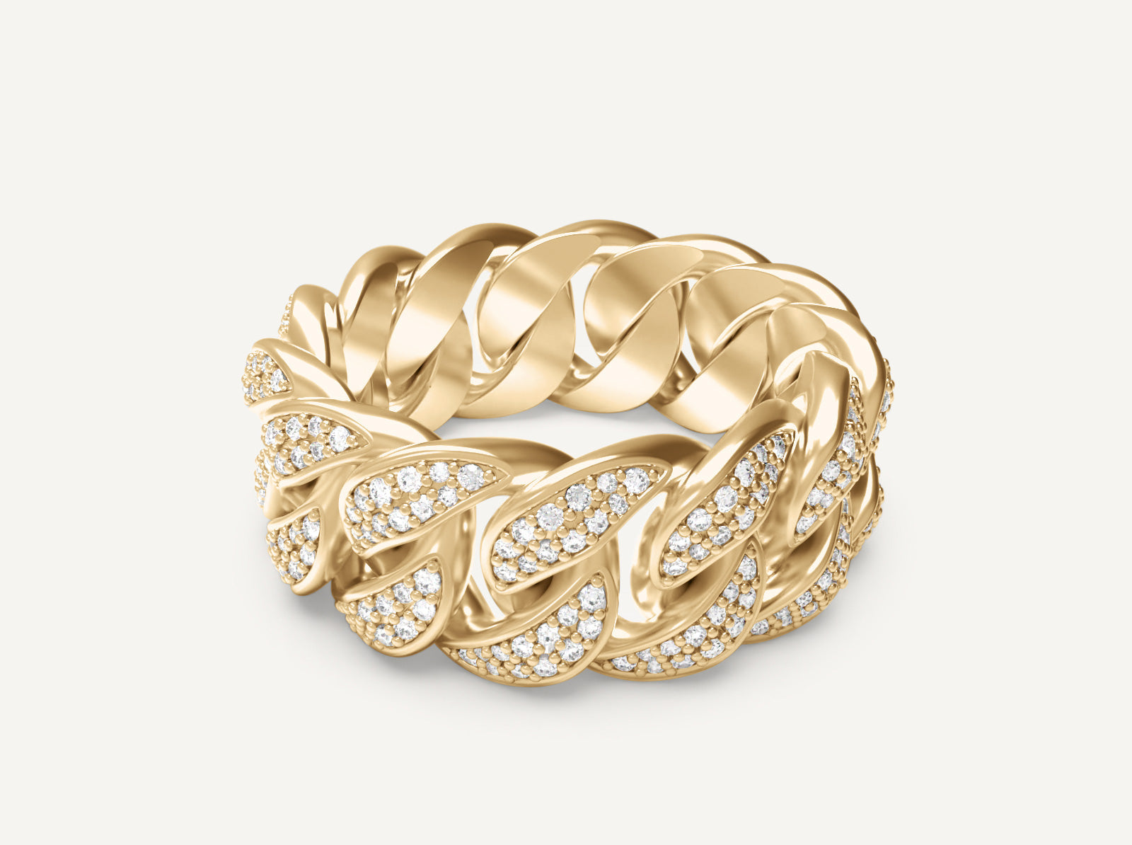 (Real Gold) Full Cuban Ring V.1.7