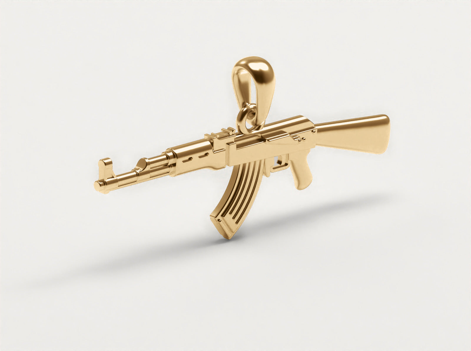 (Real Gold) AK 47 Pendant