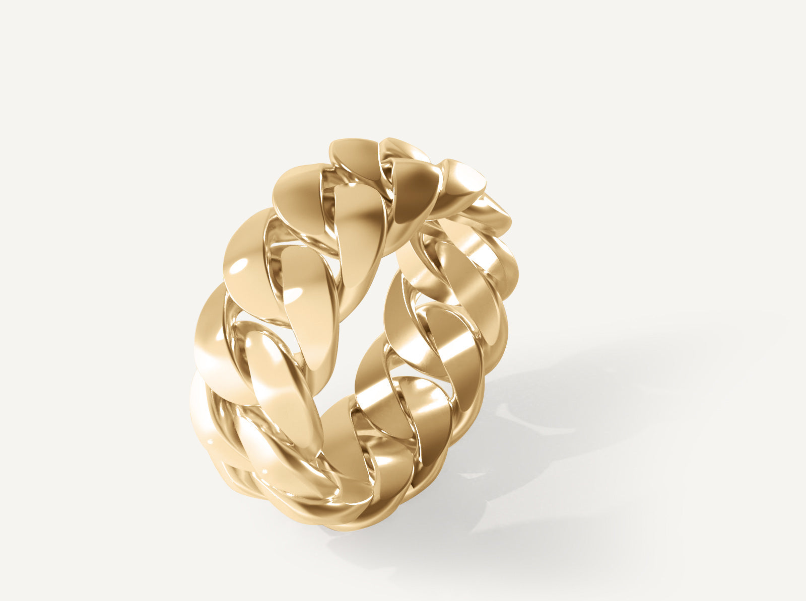 (Real Gold) Full Cuban Ring V.1.5