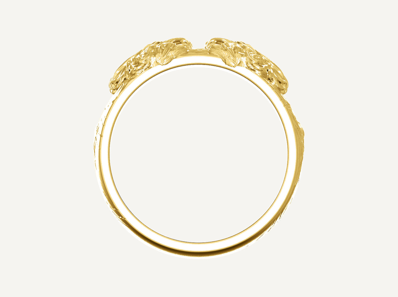(Real Gold) Roaring Lion Ring