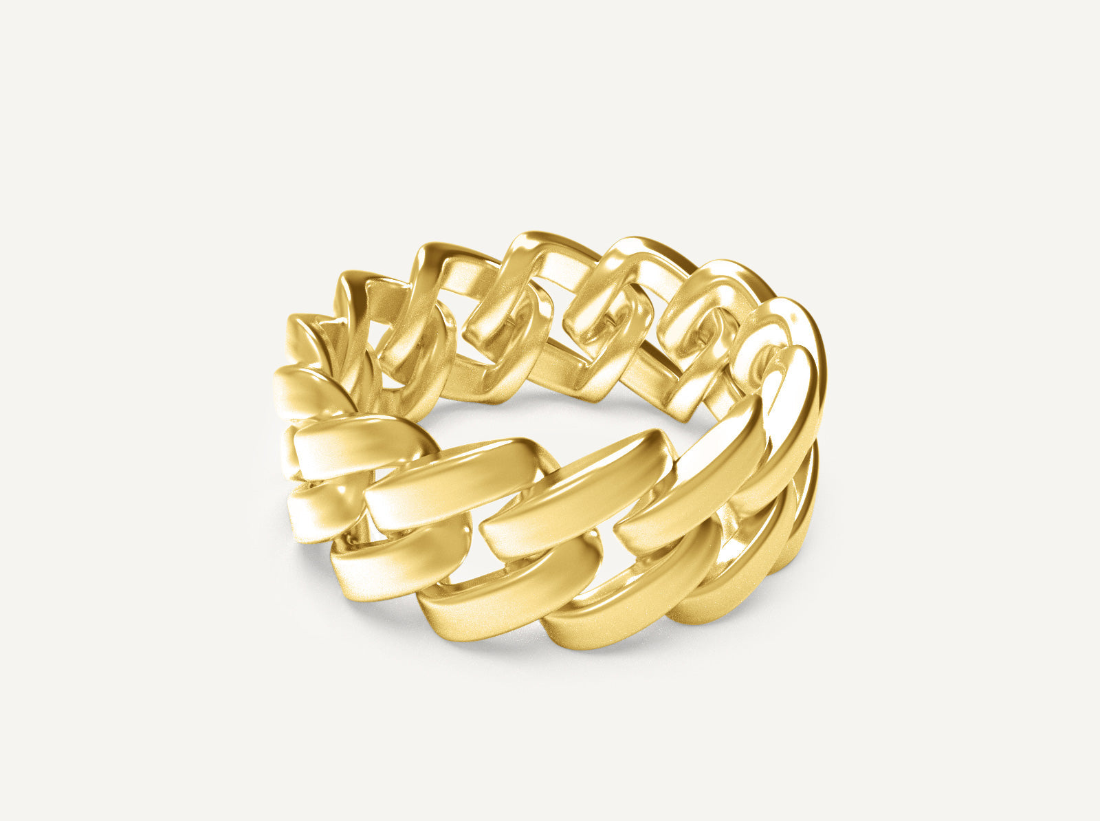 (Real Gold) Full Cuban Ring V.1.3