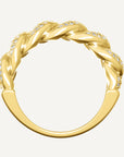(Real Gold) Half Cuban Ring V.1.3