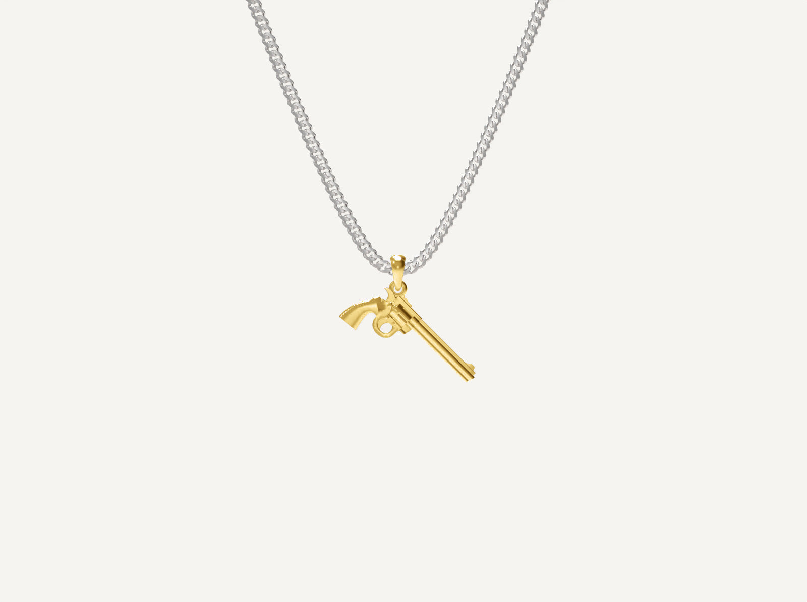 (Real Gold) Magnum Gun Pendant