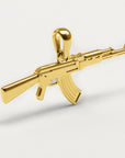 (Real Gold) AK 47 Pendant