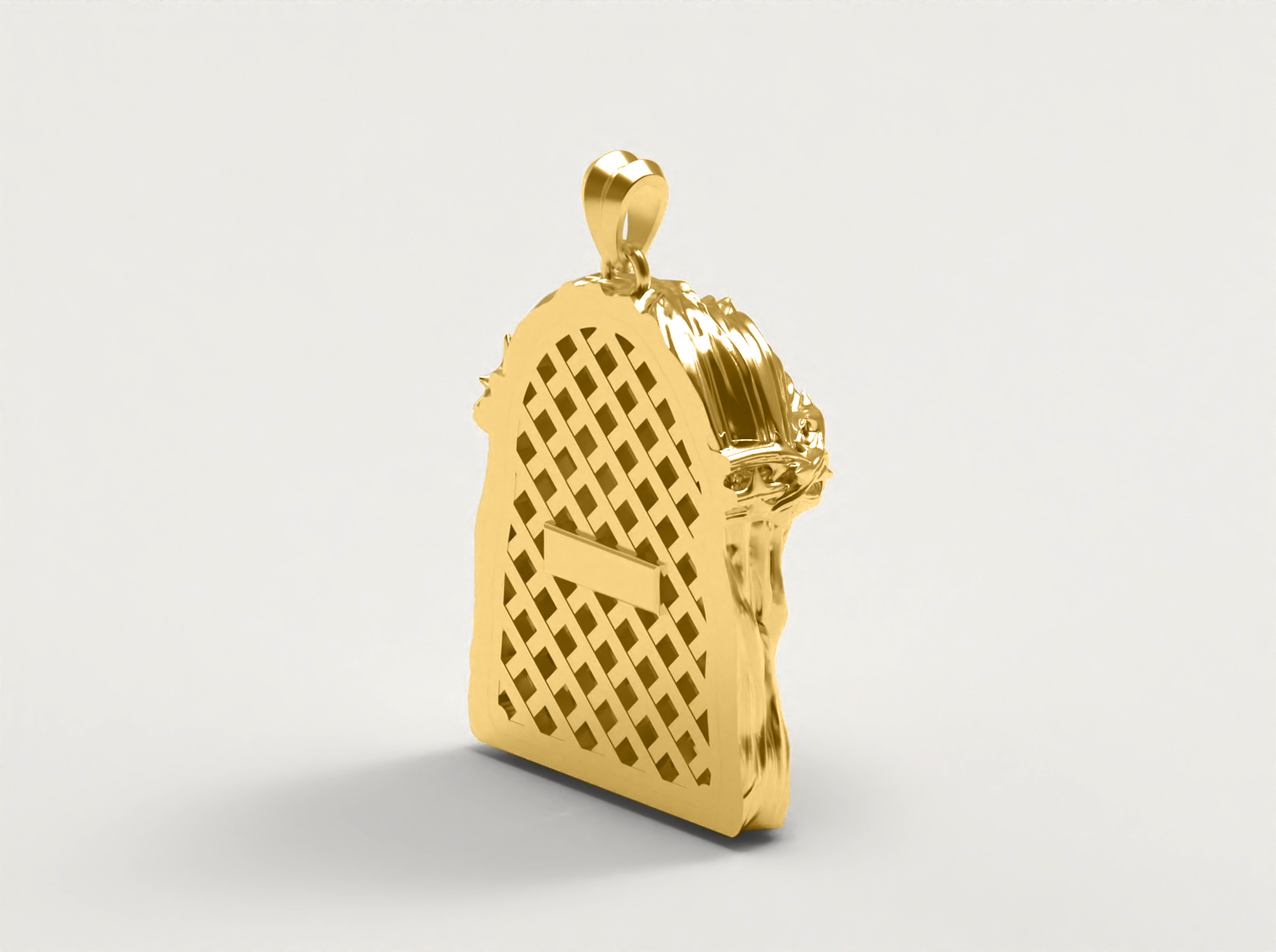 Jesus Head Pendant V.2