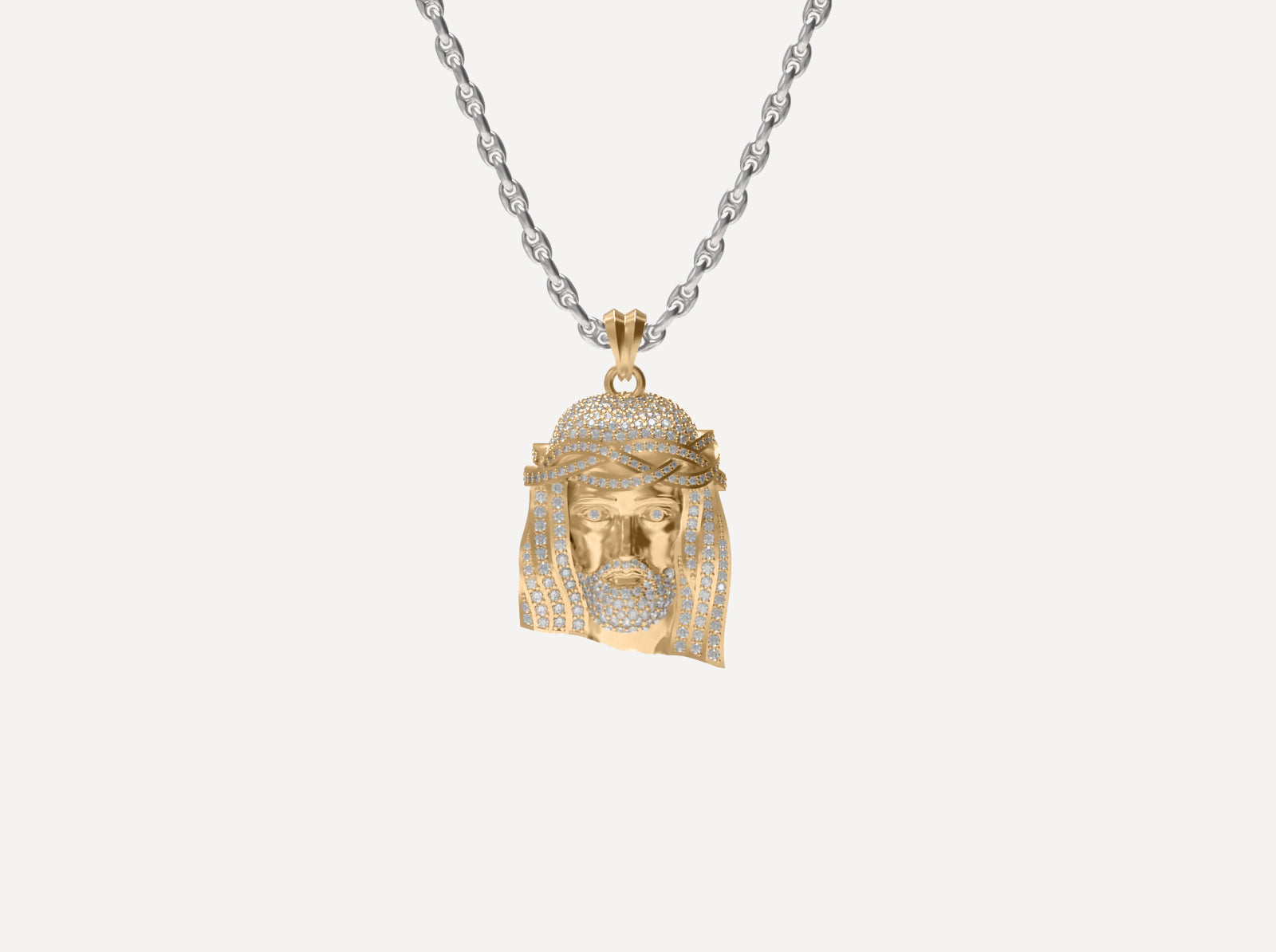Jesus Head Pendant V.1