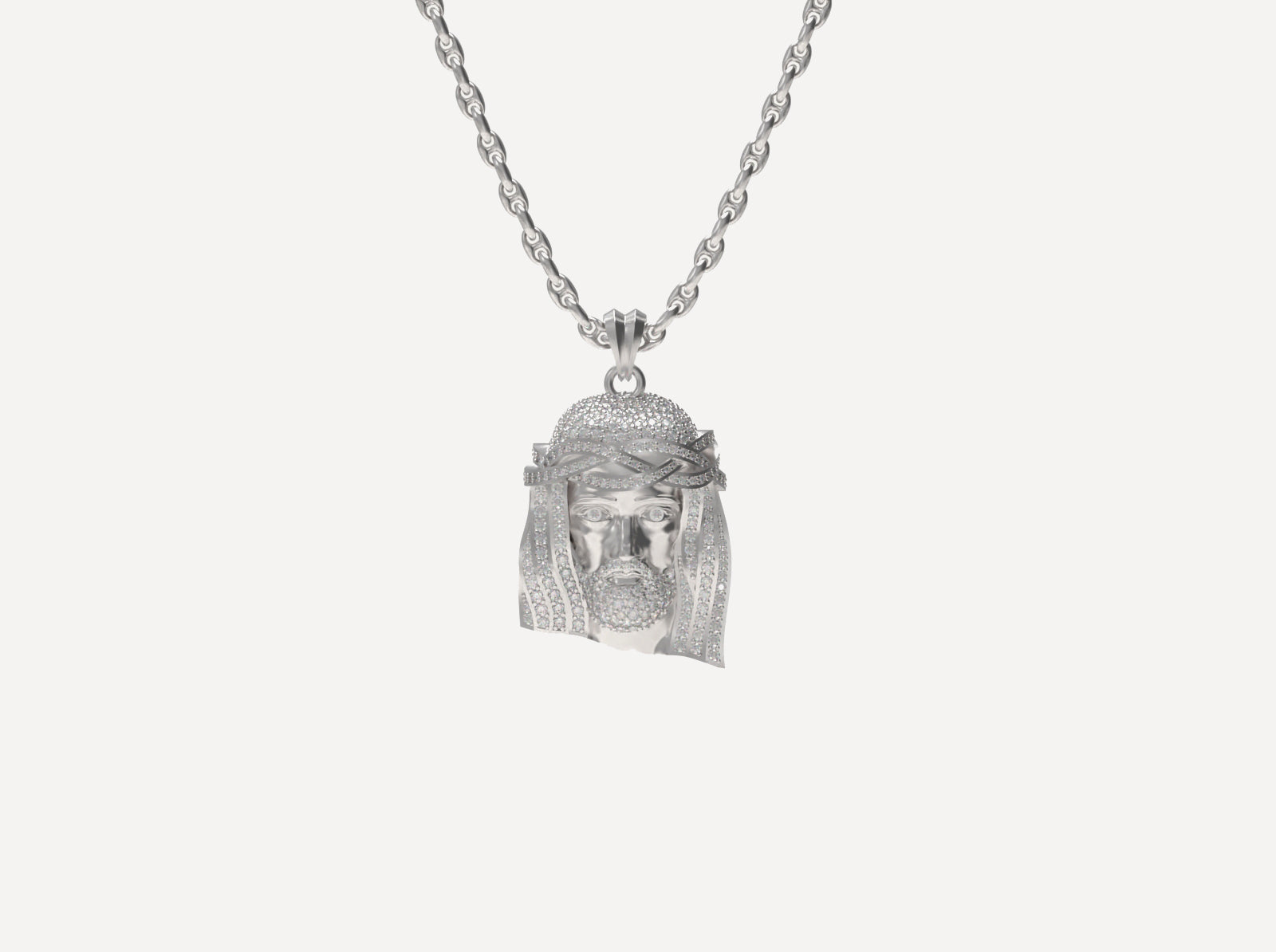 Jesus Head Pendant V.1