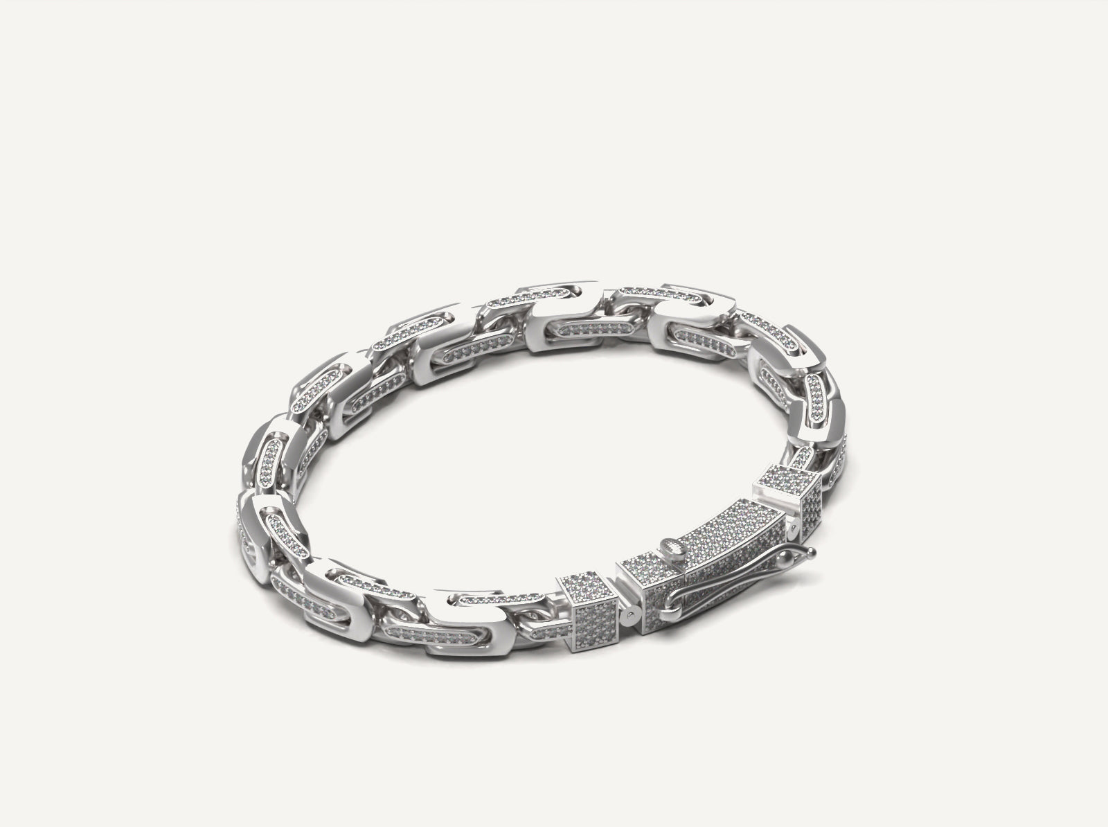 Interlinked Box Chain Bracelet