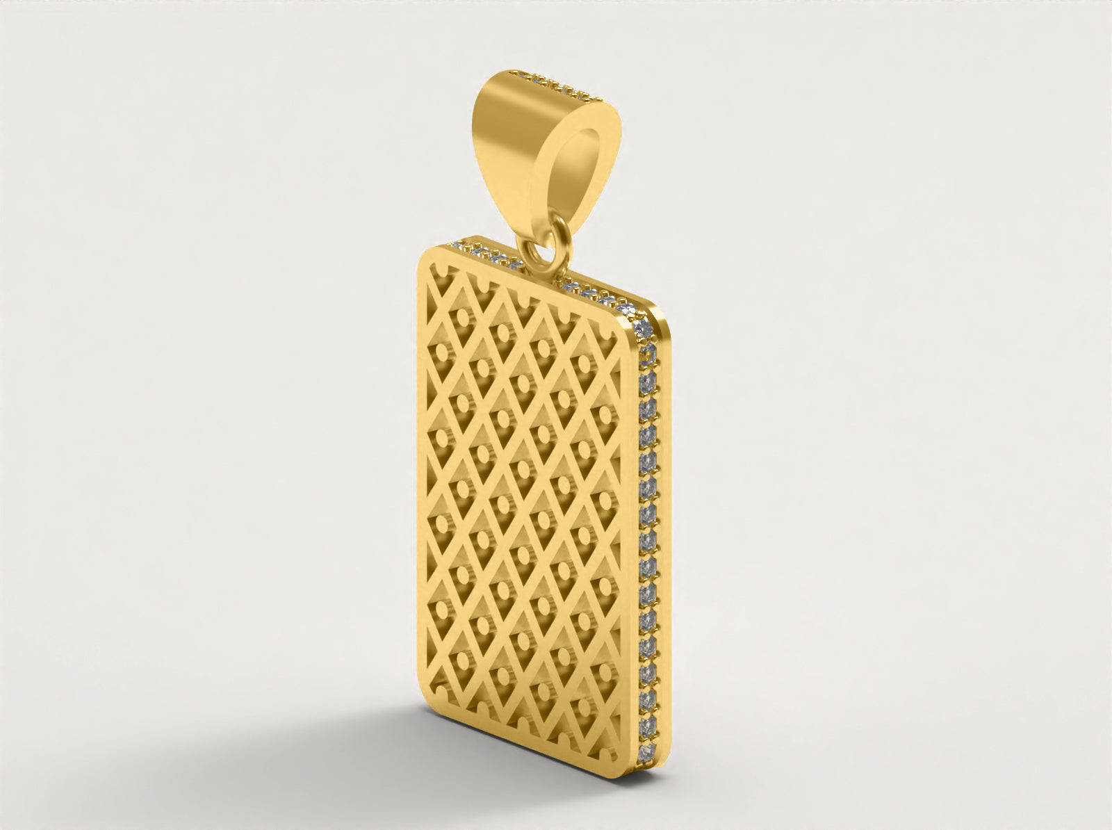 Heart King Playing Card Pendant