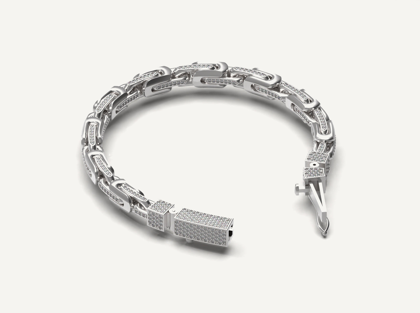 Interlinked Box Chain Bracelet