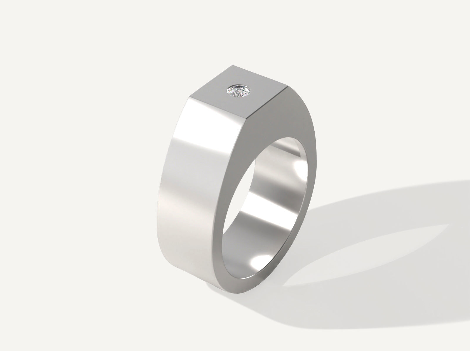 Single Gem Minimal Ring