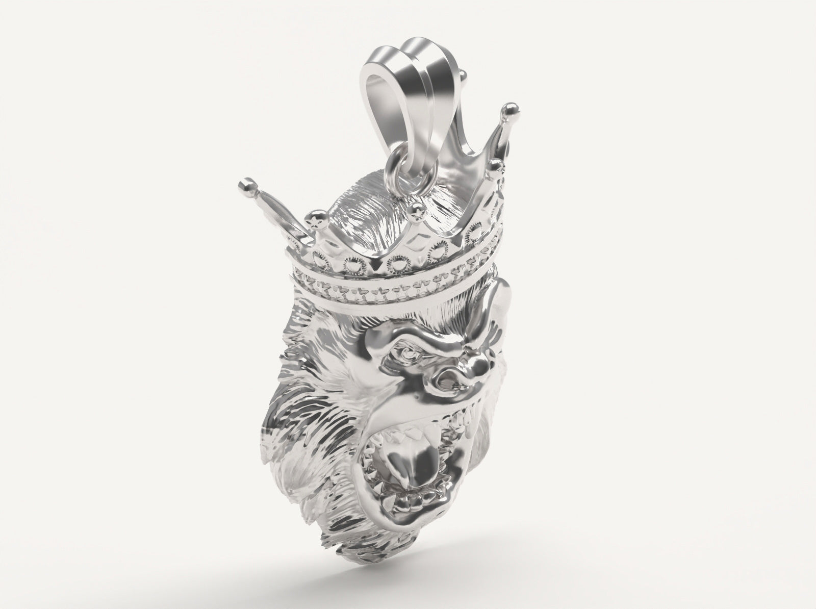 Gorilla Crown Pendant