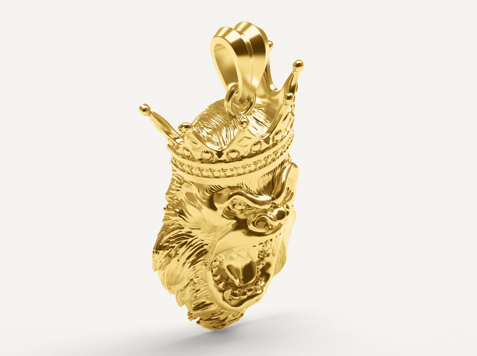 Gorilla Crown Pendant